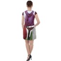 Tulips bouquet Drawstring Hooded Dress View2