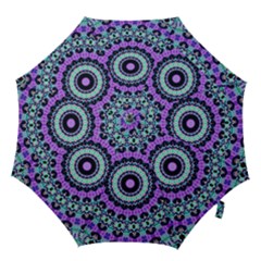 Abstract Art Background Hook Handle Umbrellas (medium)