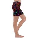 Dance  Of The  Forest 1 Kids  Lightweight Velour Capri Yoga Leggings View3