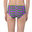 The Happy Eyes Of Freedom In Polka Dot Cartoon Pop Art Mid-Waist Bikini Bottoms View2