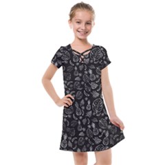 Tropical Pattern Kids  Cross Web Dress by Valentinaart