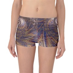 Swirl Fractal Fantasy Whirl Boyleg Bikini Bottoms by Pakrebo