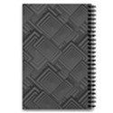 Diagonal Square Black Background 5.5  x 8.5  Notebook View2