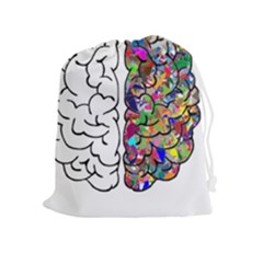 Brain Mind A I Ai Anatomy Drawstring Pouch (xl) by Pakrebo