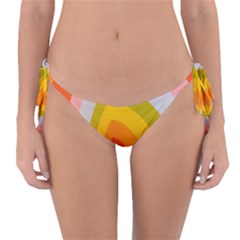 Retro Graffiti Art Nouveau Reversible Bikini Bottom by genx