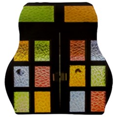 Window Stained Glass Glass Colors Car Seat Velour Cushion 