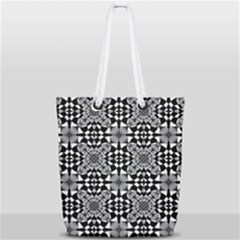 Fabric Design Pattern Color Full Print Rope Handle Tote (small) by Pakrebo