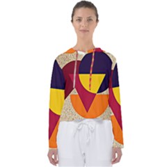 Circle Half Circle Colorful Women s Slouchy Sweat by Mariart