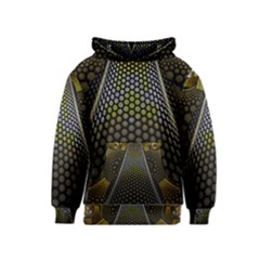 Fractal Hexagon Geometry Hexagonal Kids  Pullover Hoodie