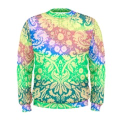 Hippie Fabric Background Tie Dye Men s Sweatshirt by Mariart