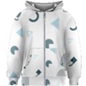 Shape Vector Triangle Kids  Zipper Hoodie Without Drawstring View1