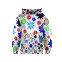 Inks Drops Black Colorful Paint Kids  Pullover Hoodie View1