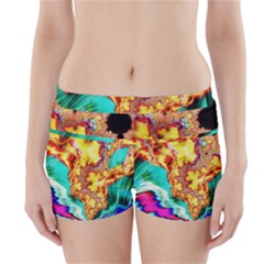 Fractal Mandelbrot Art Wallpaper Boyleg Bikini Wrap Bottoms by Pakrebo