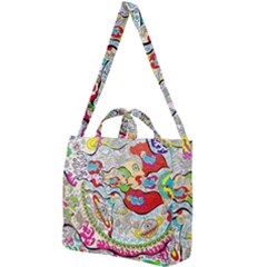 Supersonic Pyramid Protector Angels Square Shoulder Tote Bag