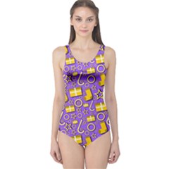 Paper Tissue Wrapping One Piece Swimsuit