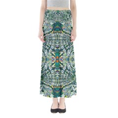 Pattern Design Pattern Geometry Full Length Maxi Skirt by Pakrebo