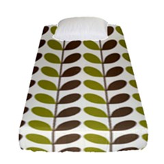 Leaf Plant Pattern Seamless Fitted Sheet (single Size)