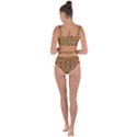 Background Image Tile Pattern Bandaged Up Bikini Set  View2