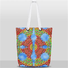 Pictures Digital Art Abstract Full Print Rope Handle Tote (small) by Pakrebo