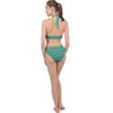 Background Image Structure Halter Side Cut Swimsuit View2