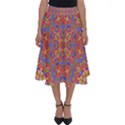 Background Image Structure Art Perfect Length Midi Skirt View1