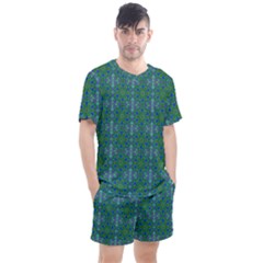 Farbenpracht Kaleidoscope Patterns Men s Mesh Tee And Shorts Set