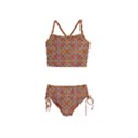 Tile Background Image Pattern Girls  Tankini Swimsuit View1