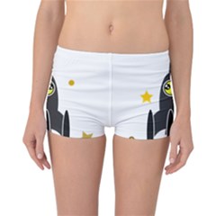 Spacecraft Star Emoticon Travel Reversible Boyleg Bikini Bottoms by Wegoenart