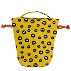 Totoro - Soot Sprites Pattern Drawstring Bucket Bag