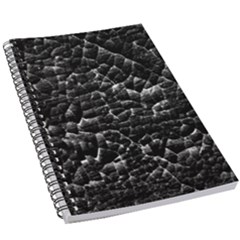 Black And White Grunge Cracked Abstract Print 5 5  X 8 5  Notebook by dflcprintsclothing
