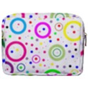 Round Abstract Design Make Up Pouch (Large) View2