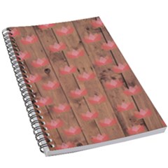 Zen Lotus Wood Wall 5 5  X 8 5  Notebook by snowwhitegirl