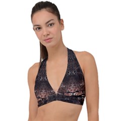 Fractal Mandelbulb 3d Action Halter Plunge Bikini Top