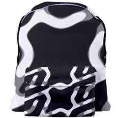 Giant Bold Dark Geometric Print Giant Full Print Backpack