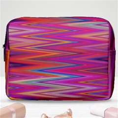 Seamless Digital Tile Texture Make Up Pouch (large)