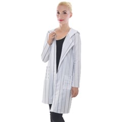 Bright Linear Abstract Print Hooded Pocket Cardigan by dflcprintsclothing
