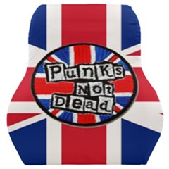 Punk Not Dead Music Rock Uk United Kingdom Flag Car Seat Back Cushion  by Sudhe