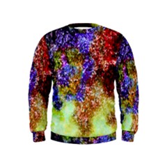 Splashes Of Color Background Kids  Sweatshirt by Sudhe