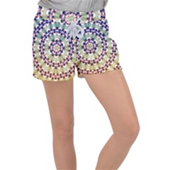 Digital Art Art Artwork Abstract Women s Velour Lounge Shorts by Pakrebo