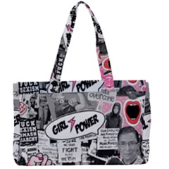 Feminism Collage  Canvas Work Bag