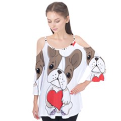 Animation Dog Cute Animate Comic Flutter Tees