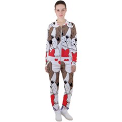 Animation Dog Cute Animate Comic Casual Jacket And Pants Set by Sudhe