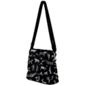 Petroglyph Nordic Beige And Black Background Petroglyph Nordic Beige And Black Background Zipper Messenger Bag View2