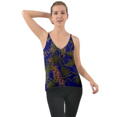 Fern Blue Chiffon Cami by snowwhitegirl