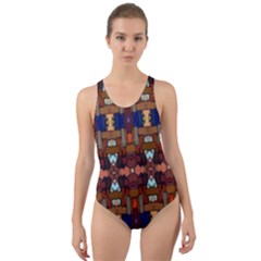 Ml 171 Cut-out Back One Piece Swimsuit
