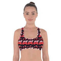 Love 2 Cross Back Sports Bra by ArtworkByPatrick