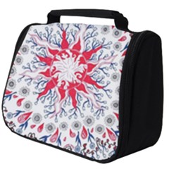 Flaming Sun Abstract Full Print Travel Pouch (big) by okhismakingart