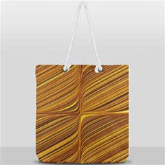 Electric Field Art Xxix Full Print Rope Handle Tote (large)