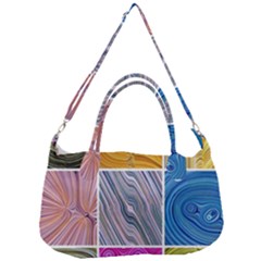 Electric Field Art Collage Ii Removal Strap Handbag by okhismakingart