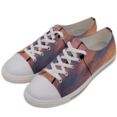 Parking Lot Sunset Women s Low Top Canvas Sneakers by okhismakingart